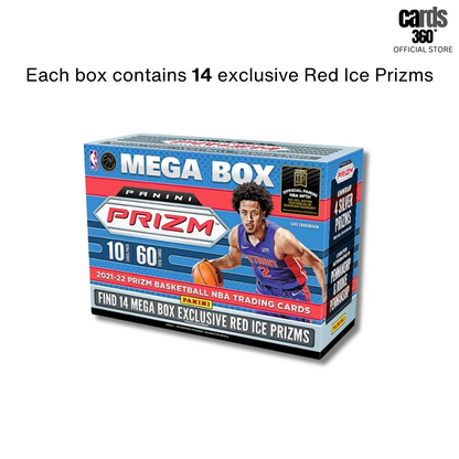 2021-22 Panini Prizm Red Ice Prizms Mega Box Target