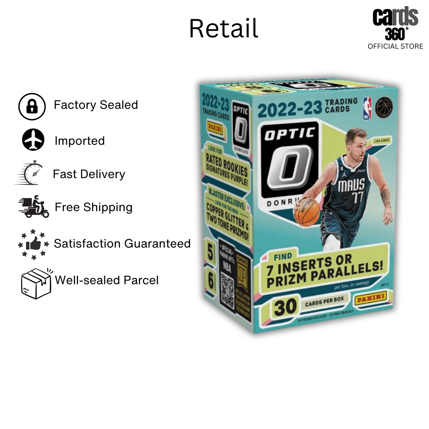 2022-23 Panini Donruss Optic Blaster Box | Retail, Fanatics