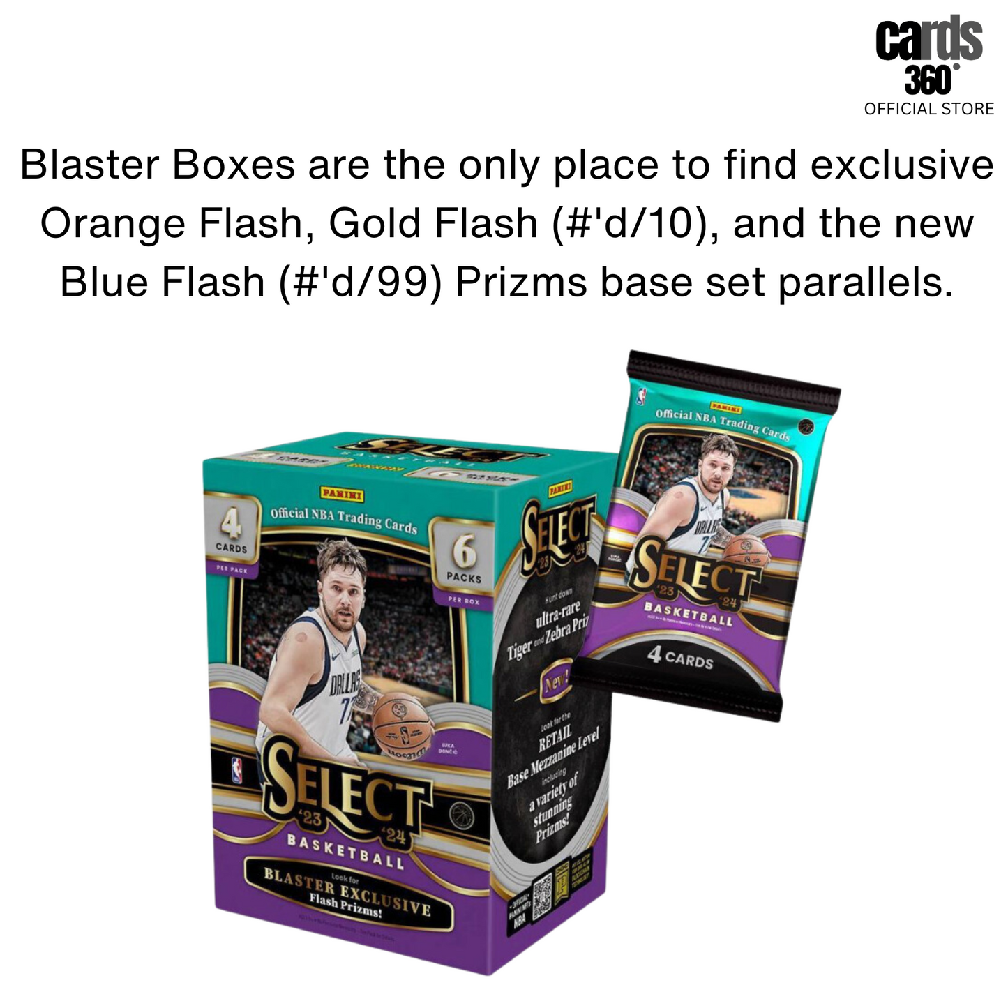 2023-24 Panini Select Blaster Box NBA Cards